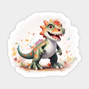 Cute Velociraptor Raptor Dinosaur Sticker